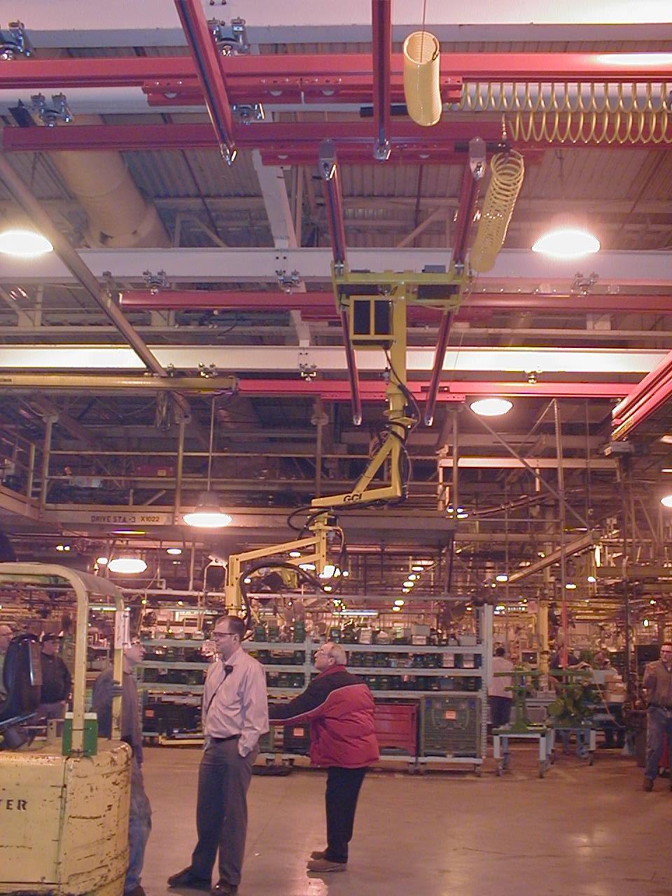 Double Girder Workstation Bridge System with Manipulator Carrier Trolley