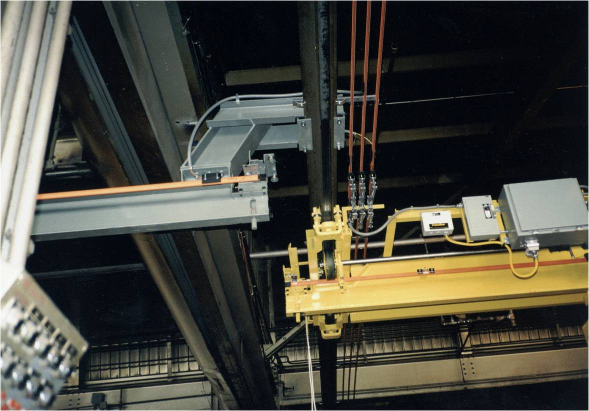 Interlock Transfer Bridge Crane to Monorail