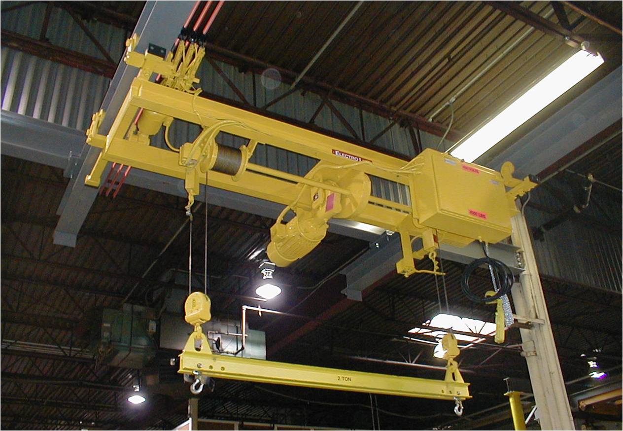 Under Hung Wire Rope Hoist on Dual-Rail with Lifting Beam