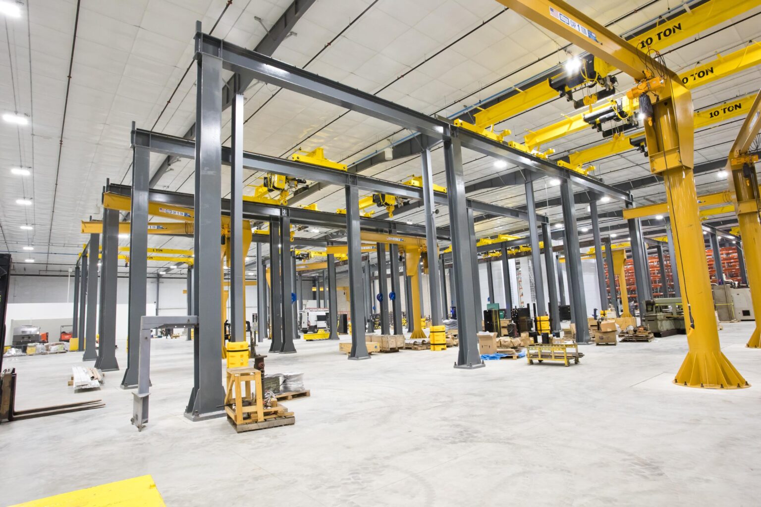 Freestanding Top Running Crane Runway Design and Built by AFE Crane