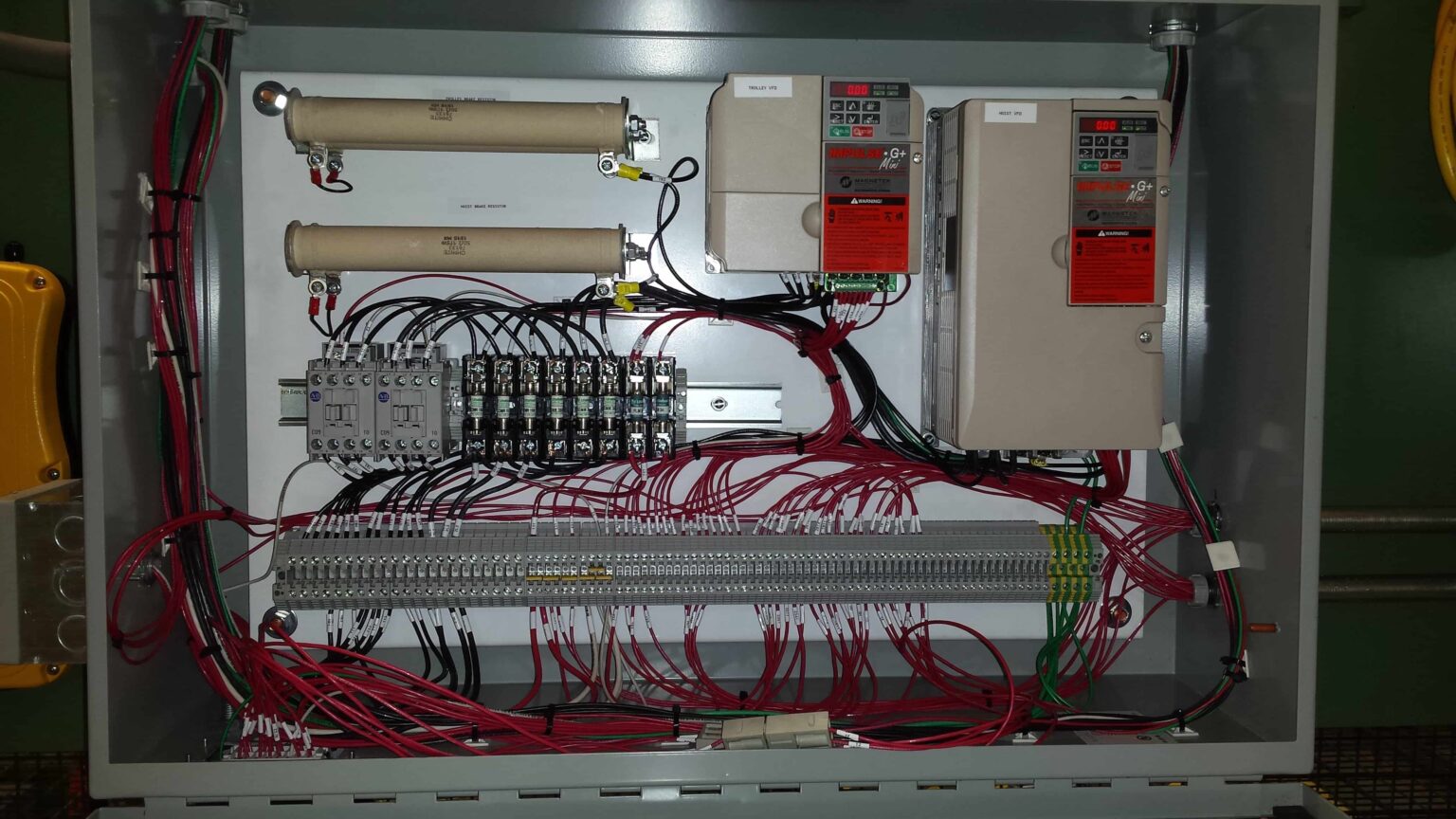 AFE Crane Advanced Bridge Crane Control Panel with two VFD's