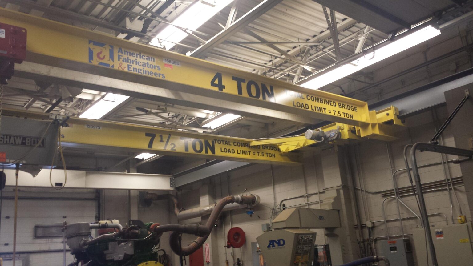 AFE Crane Specialty Configured Under Hung Bridge Crane