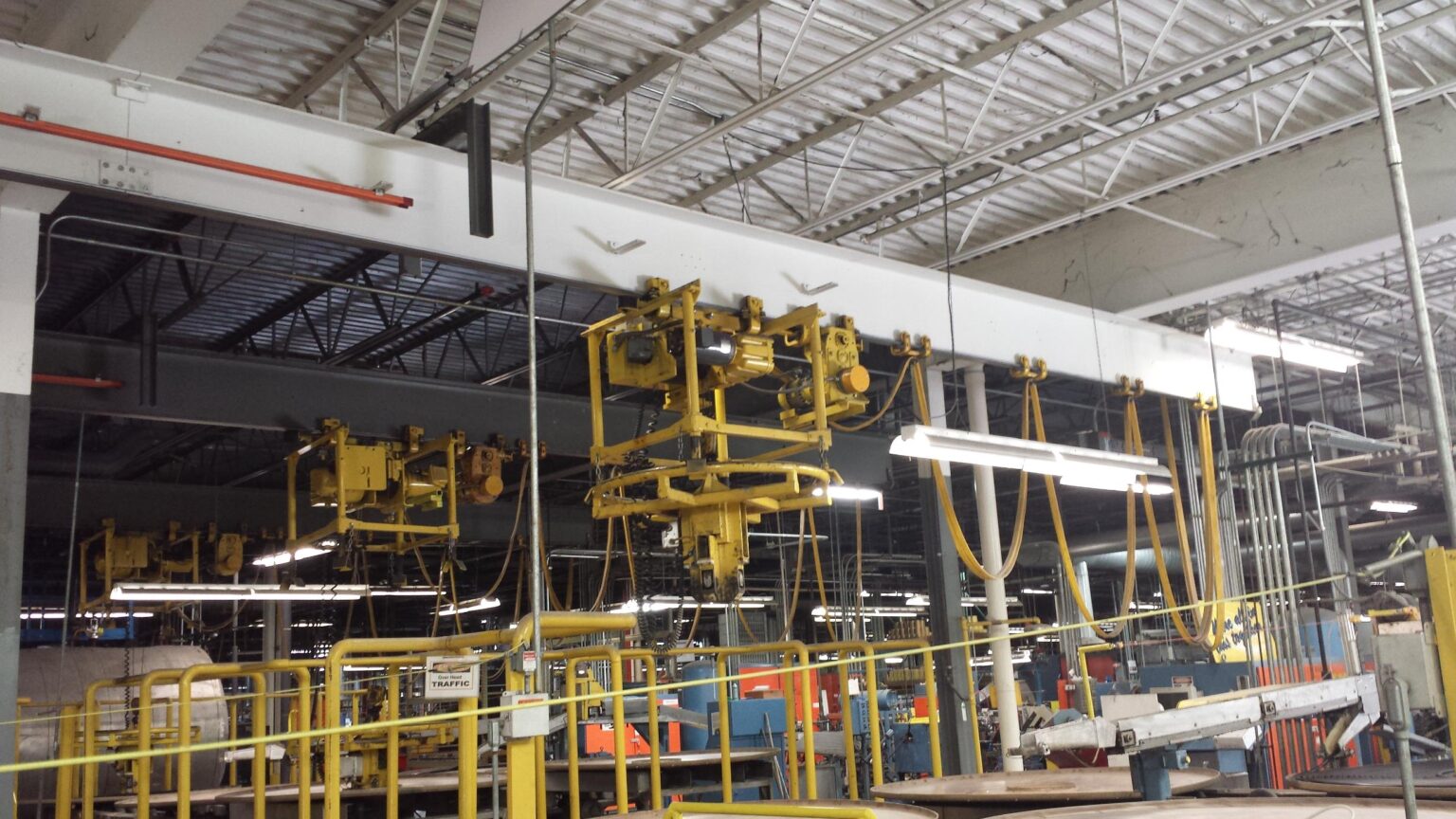 Patented Track Monorail and Carriers with Festoon Trolleys