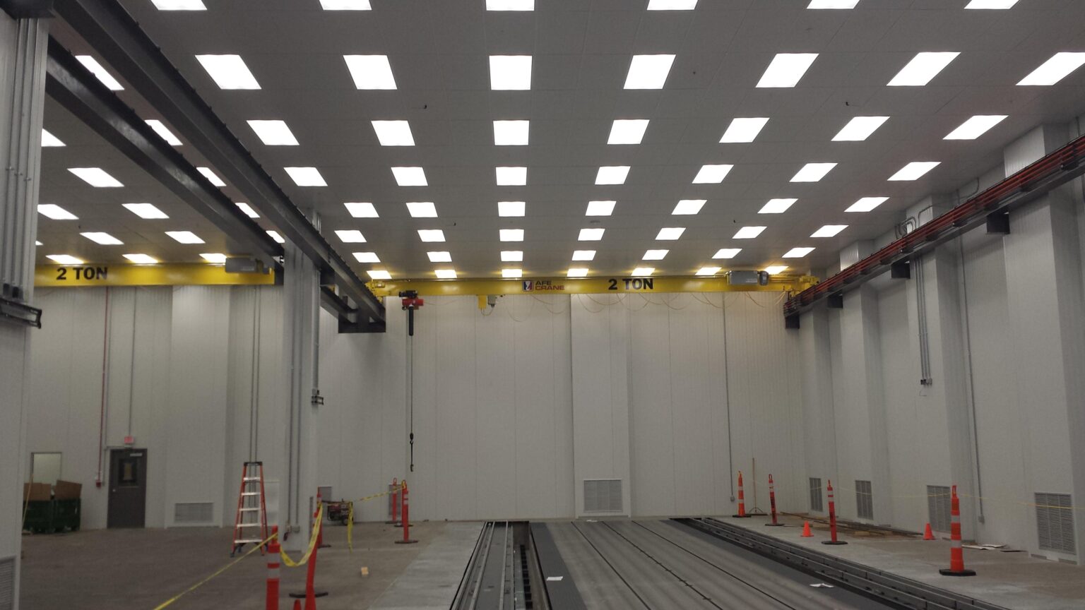 AFE Crane 2 Ton Bridge Crane with Column Haunch Mounted Top Running Runway