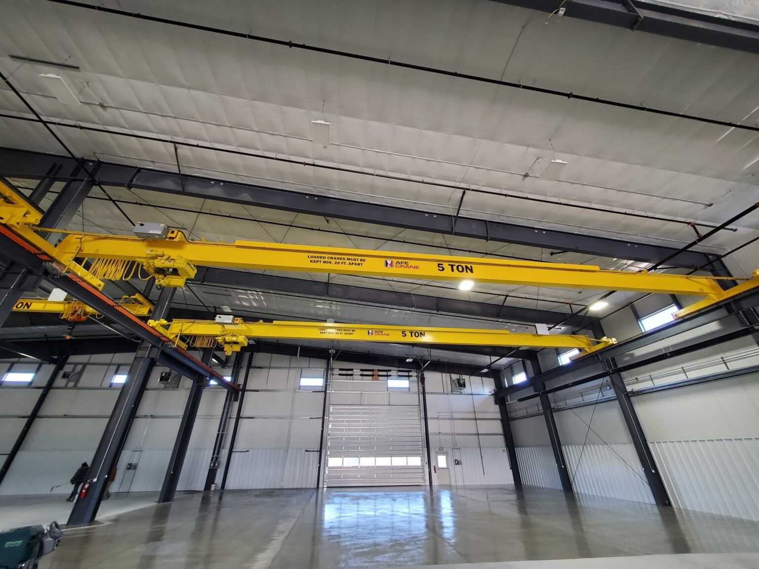 Bridge Crane Segregation Controls on 5 Ton Top Running Single Girder Bridge Crane System