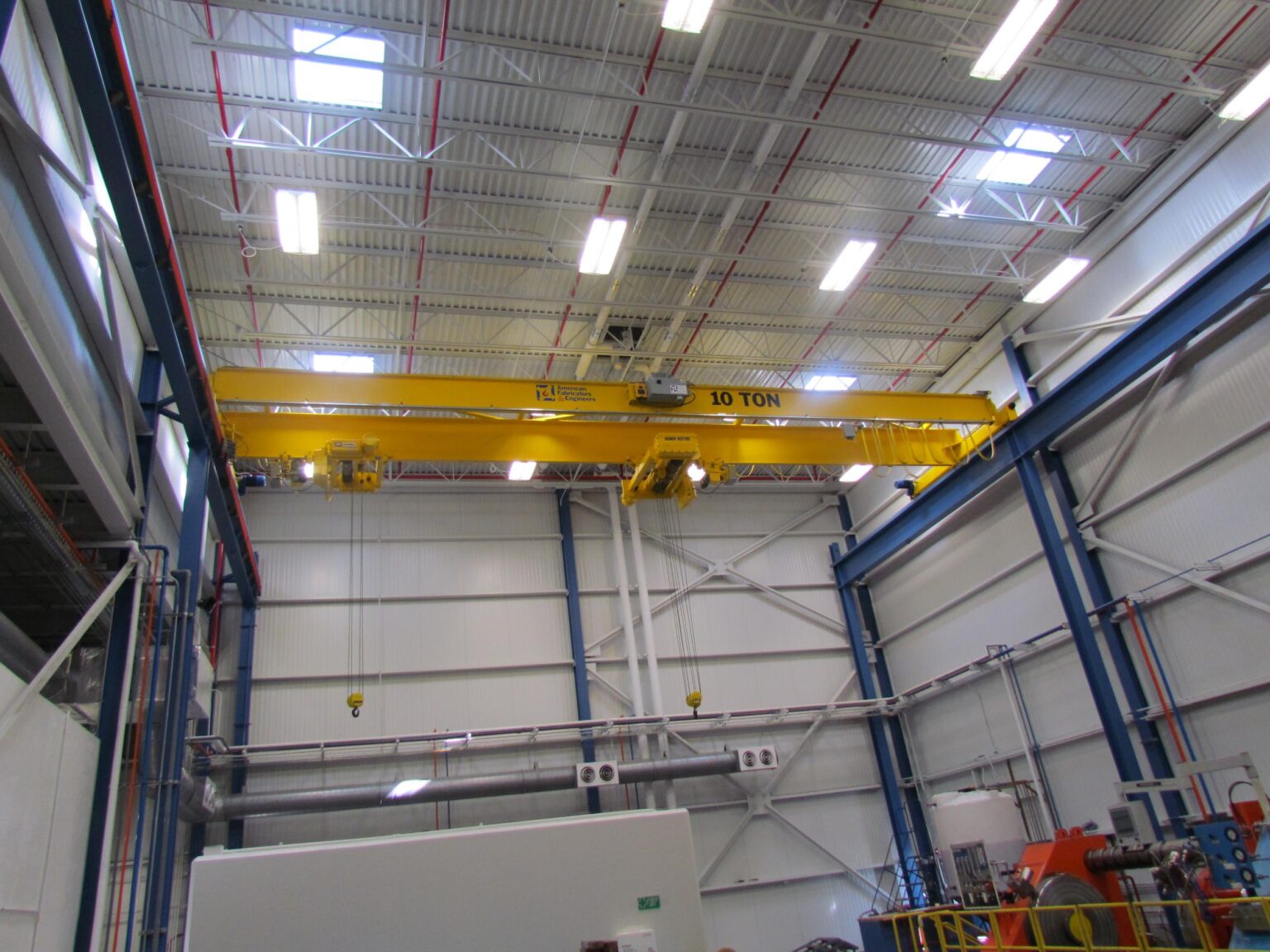 10 Ton Top Running Single Girder Crane with Outrigger Beam for Enhanced Main Girder Capacity