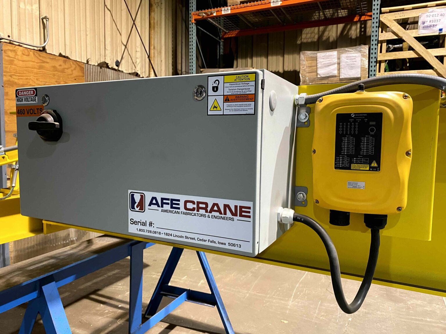 AFE Crane Standard Panel-Mounted Radio Control System for Bridge Cranes