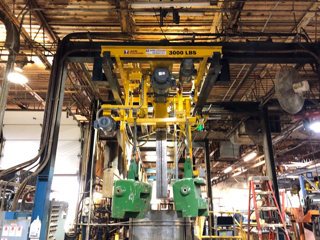 Custom Designed Phosphate Dipping Process Crane