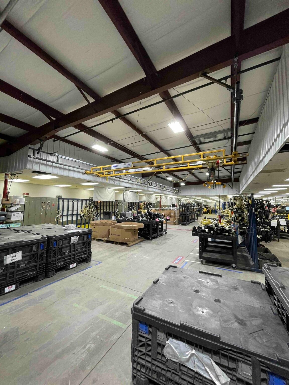 Spanco Double Girder Truss-Style Workstation Bridge Crane System