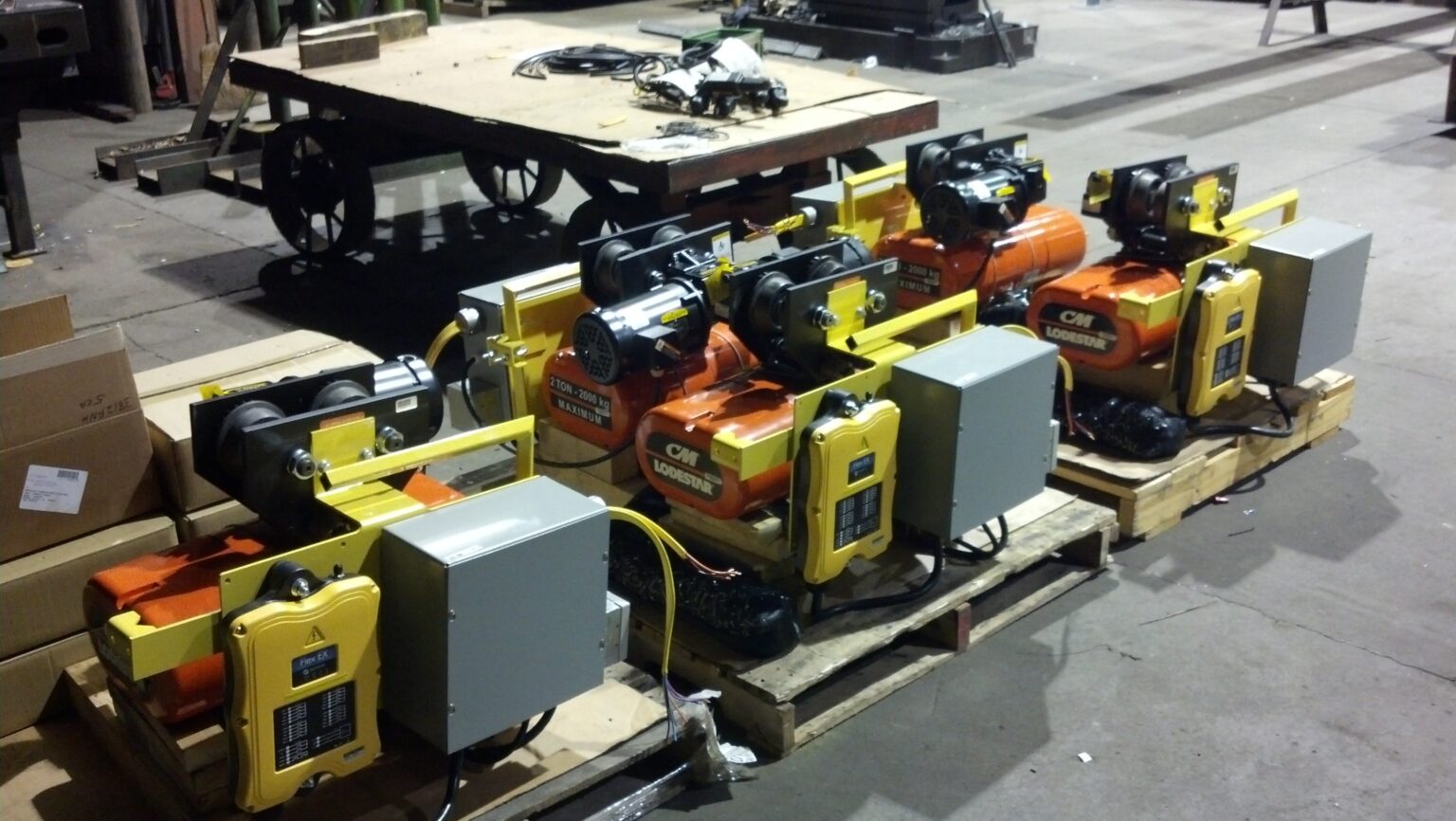 Hoist Mounted Radio Controls on CM Lodestar Electric Chain Hoist