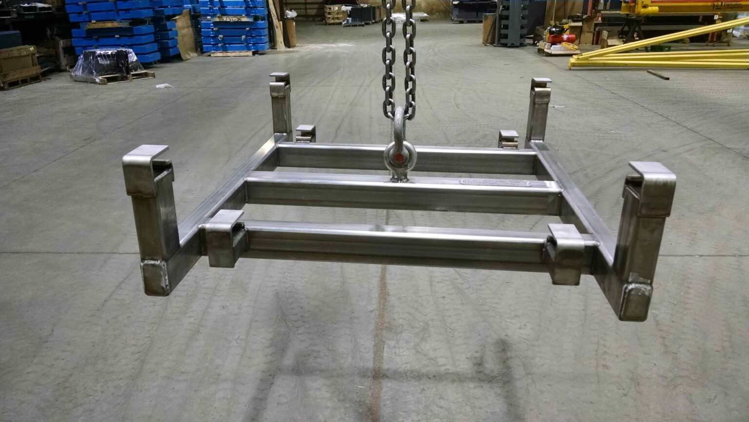 AFE Crane Custom Designed Stainless Steel Bulk Bag Below-the-Hook Lifting Device