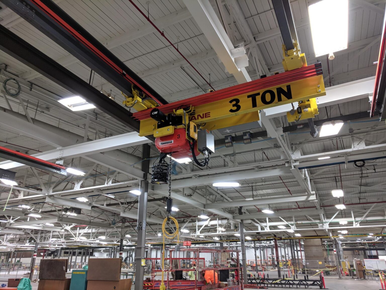3 Ton Under Hung Patented Track Bridge Crane
