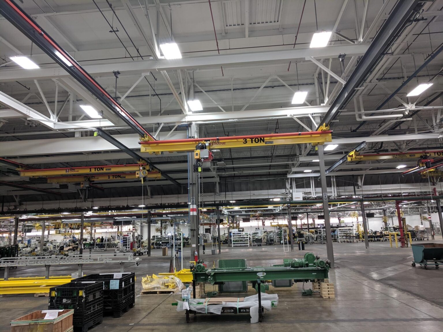 AFE Crane Patented Track Single Girder Bridge Cranes and Runway