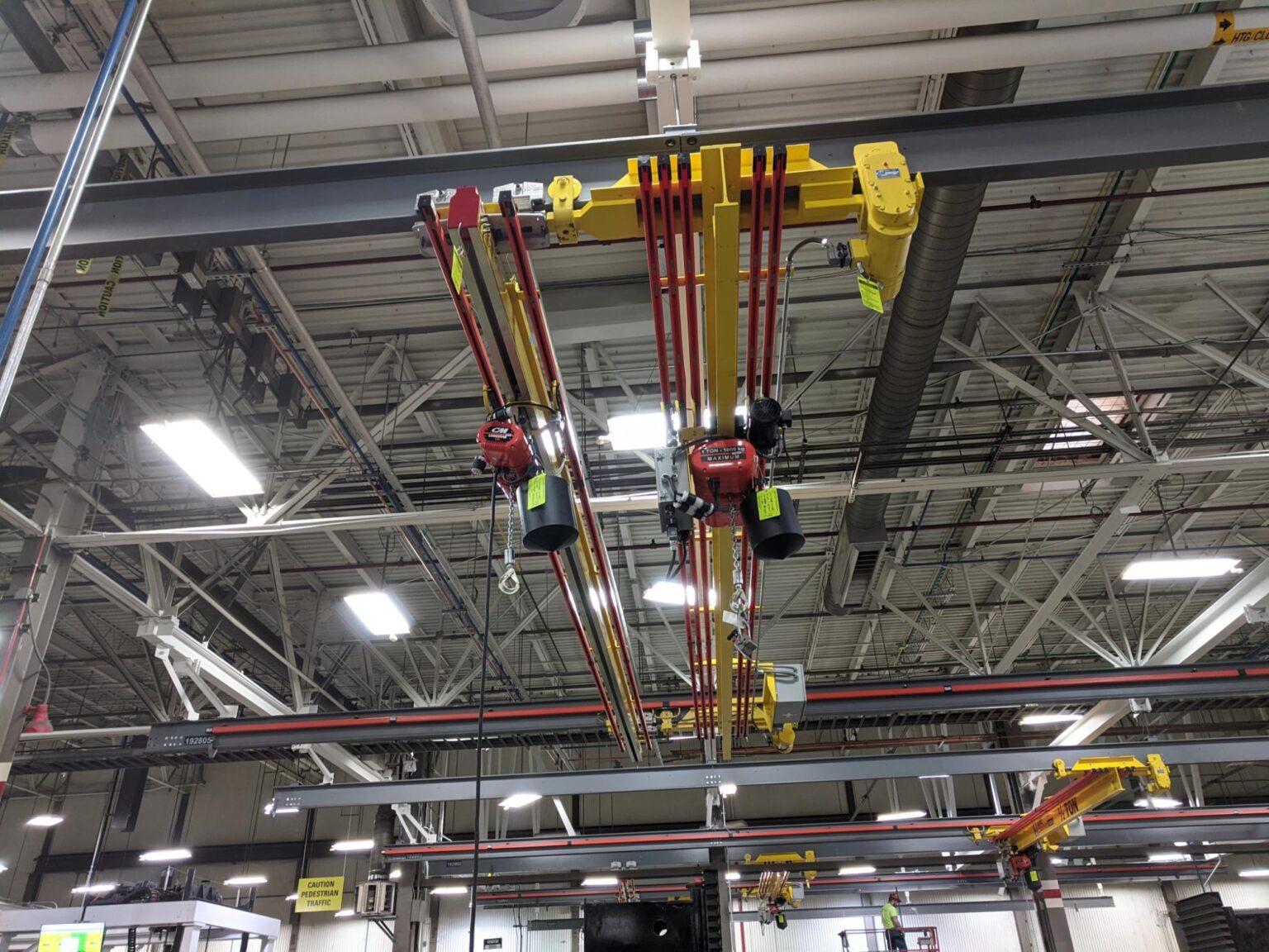 Patented Track and Workstation Bridge Cranes on Patented Track Runway