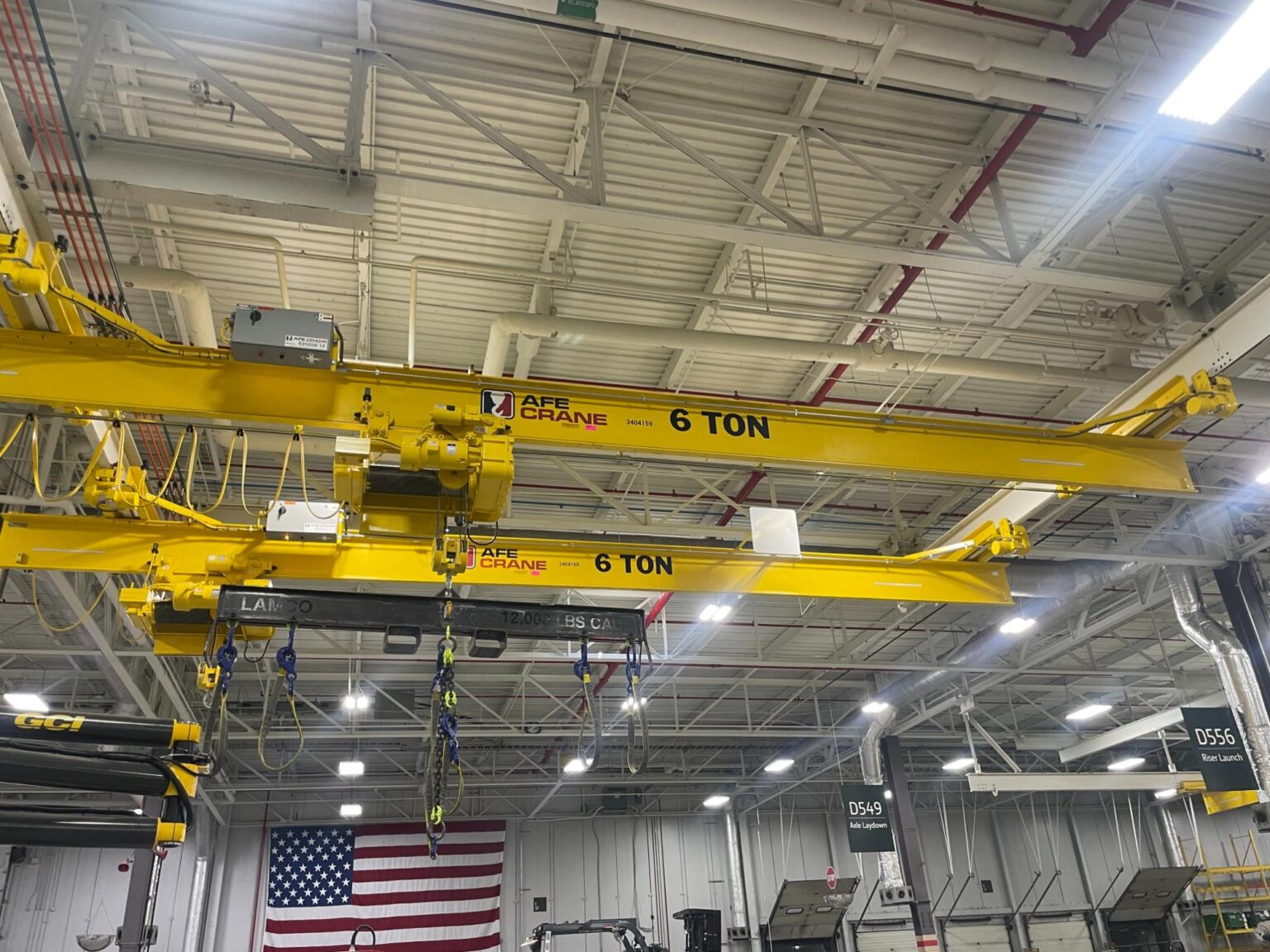 AFE Crane 6 Ton Under Hung Single Girder Patented Track Bridge Crane