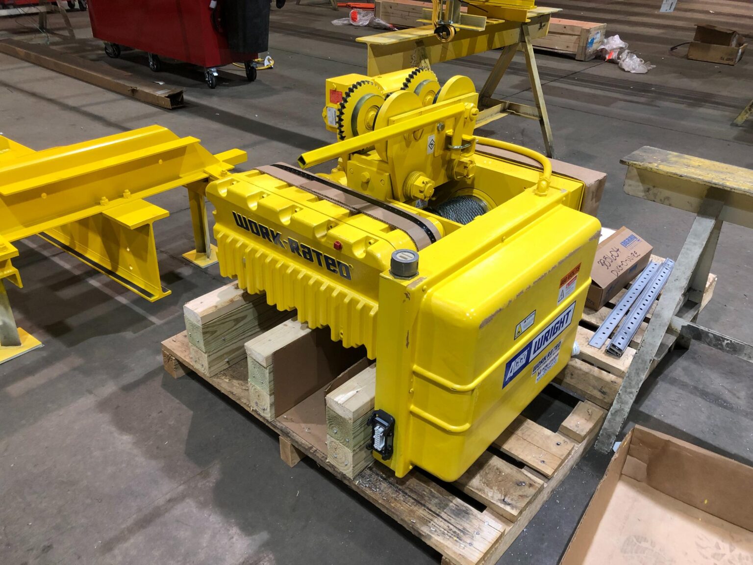 Acco Wright Work-Rated Electric Wire Rope Hoist with Quick Disconnect
