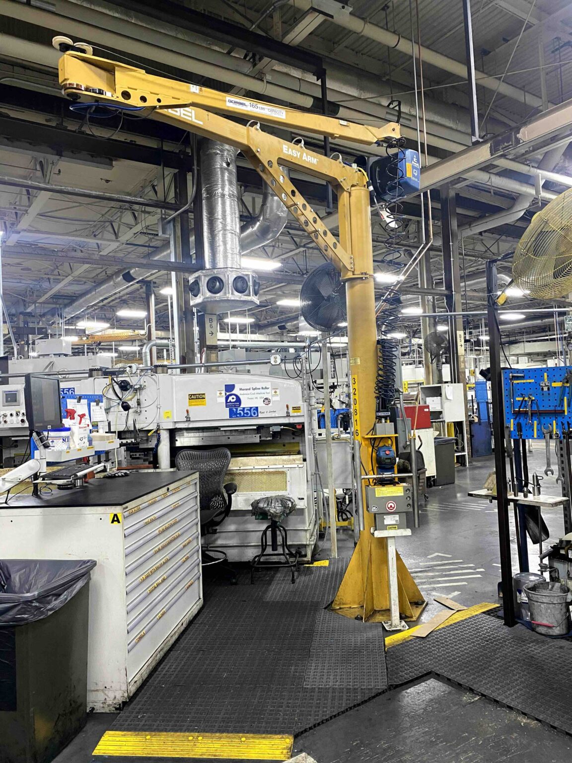 Gorbel Easy Arm® Freestanding Articulating Jib Crane