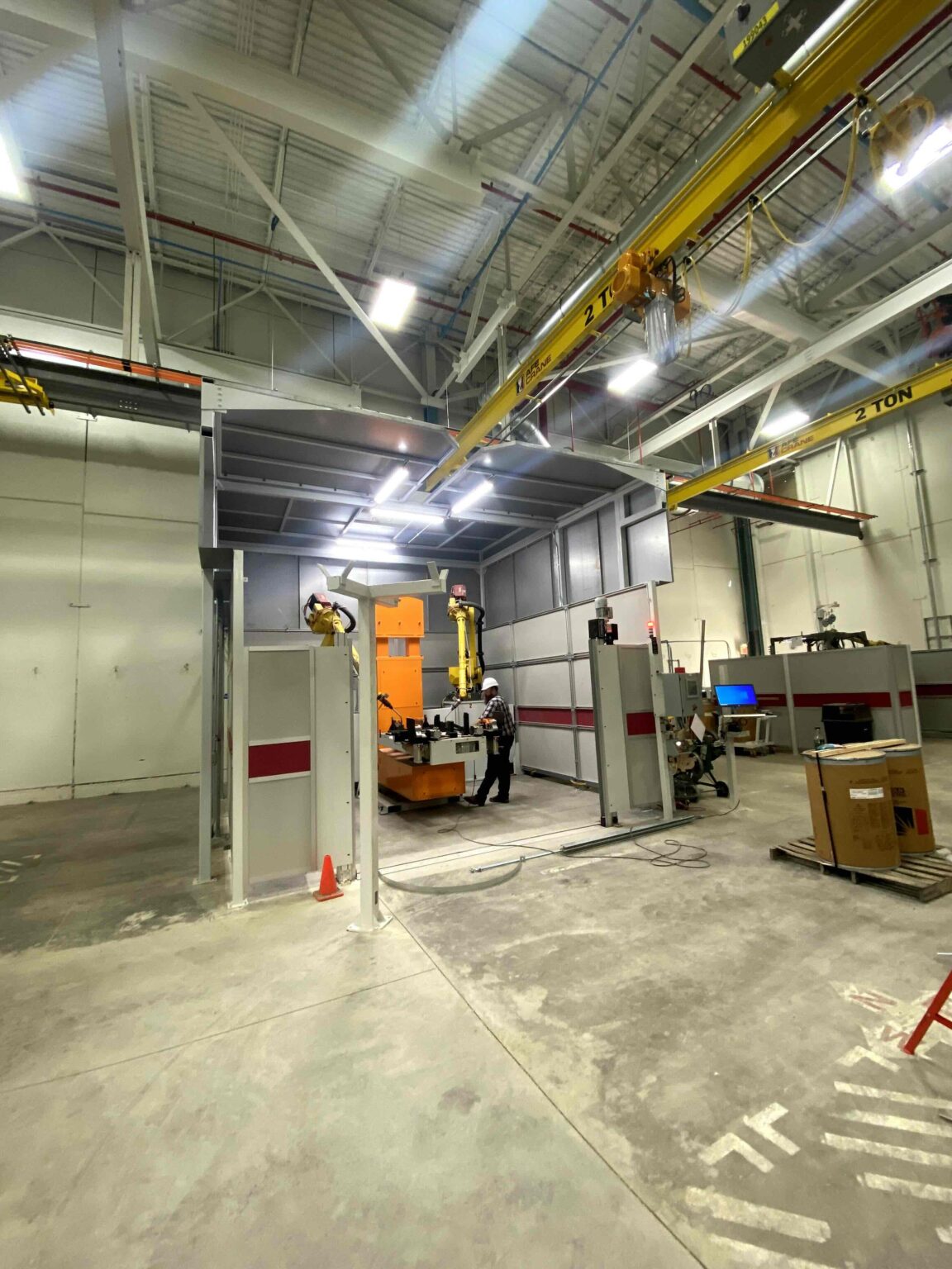 AFE Crane Custom "No-Fly Zones" Bridge Crane System