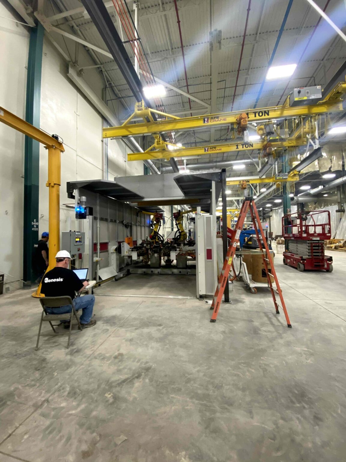 AFE Crane Custom "No-Fly Zones" Bridge Crane System