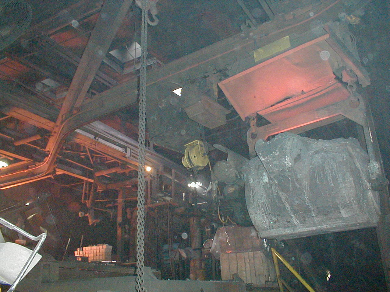 Hot Metal Foundry Monorail with Heat Shield