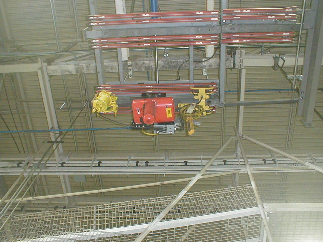 Patented Track Monorail Shuttle Crane