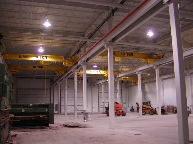 10 Ton AFE Crane Top Running Single Girder Bridge Crane with Column Haunch Mounted Top Running Runway