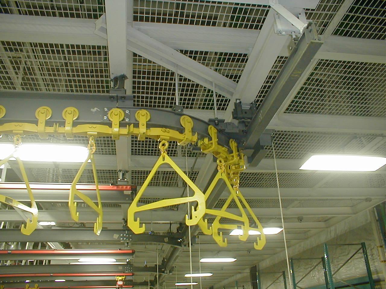 Patented Track Push Monorail Trolleys