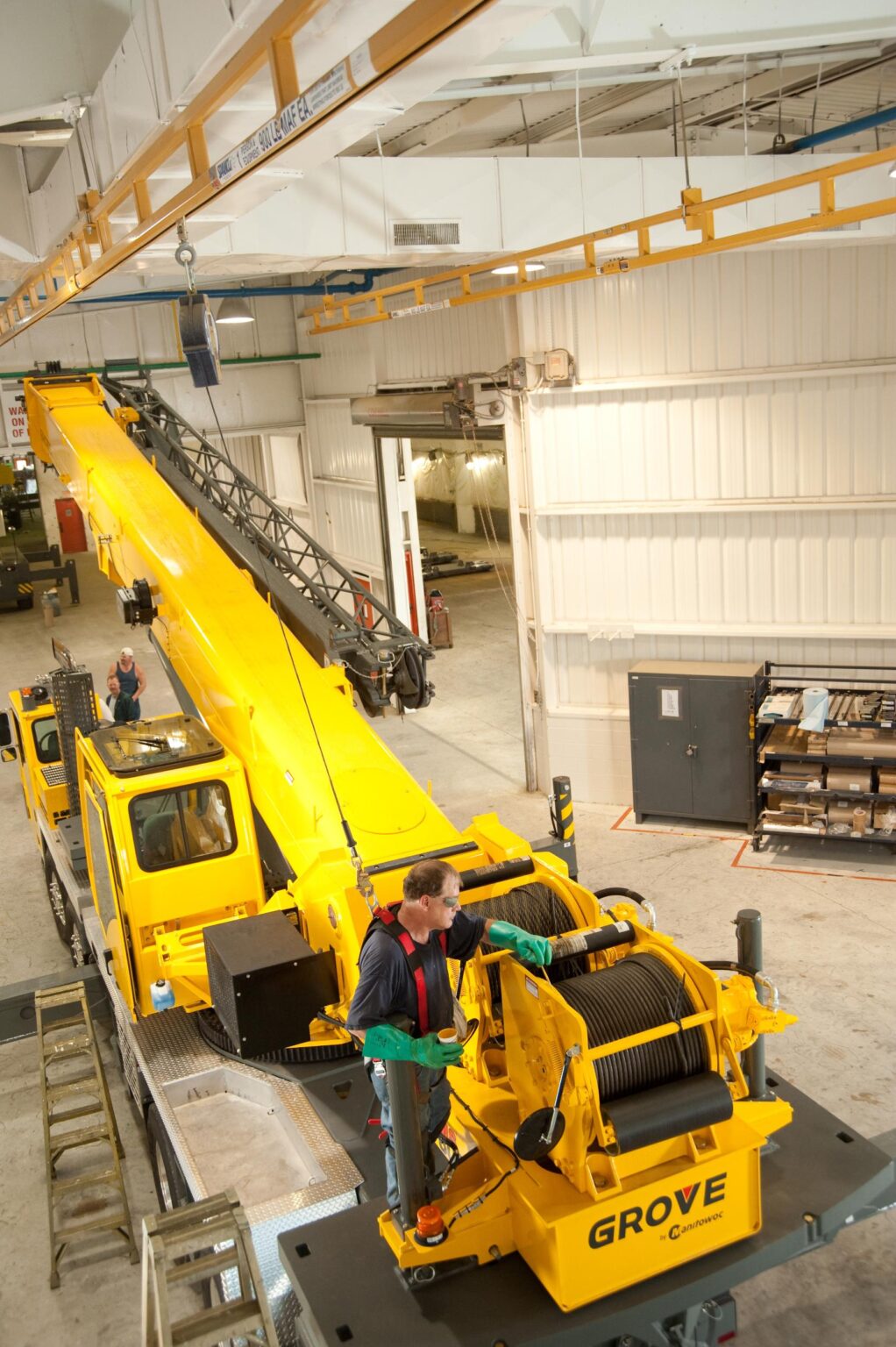 Rigid Lifelines Ceiling-Mounted Monorail Fall Protection Systems