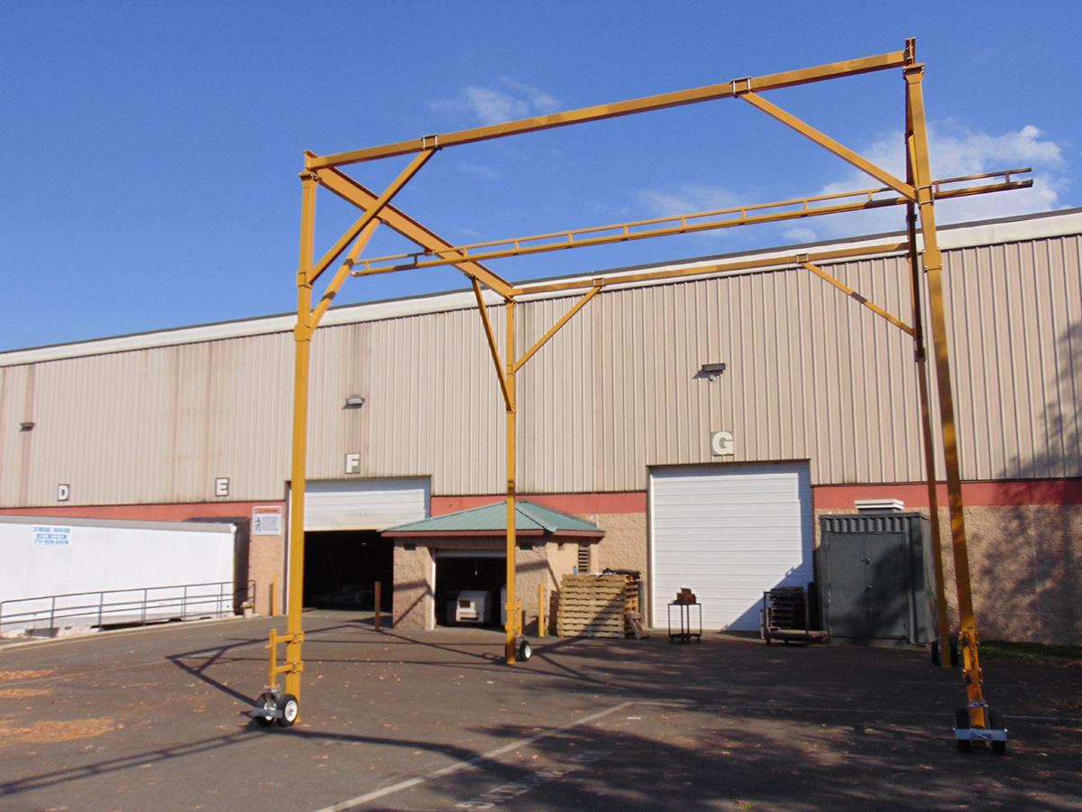 Rigid Lifelines Portable Box Frame Fall Protection Systems