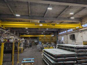 7.5 Ton Bridge Crane in Coil Manufacturing Environment